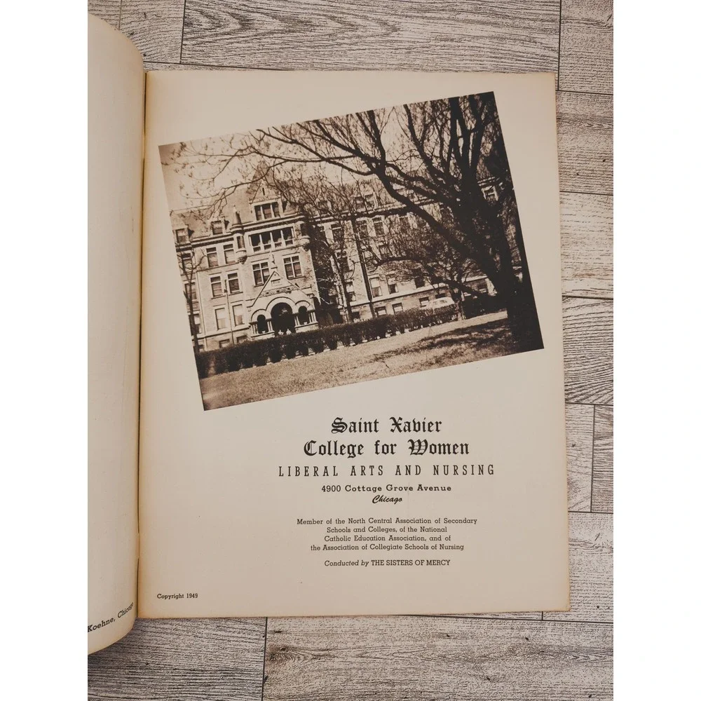 Vintage 1949 Yearbook Saint Xavier College 